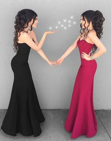 2020 sweetheart mermaid elegant long prom dresses for party, BD5221