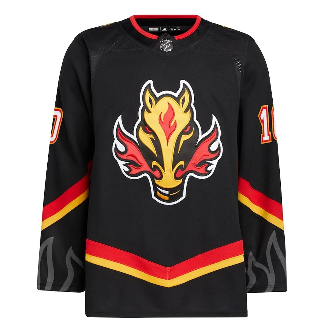 adidas - Men's Calgary Flames Authentic Jonathan Huberdeau Jersey (IN0844)