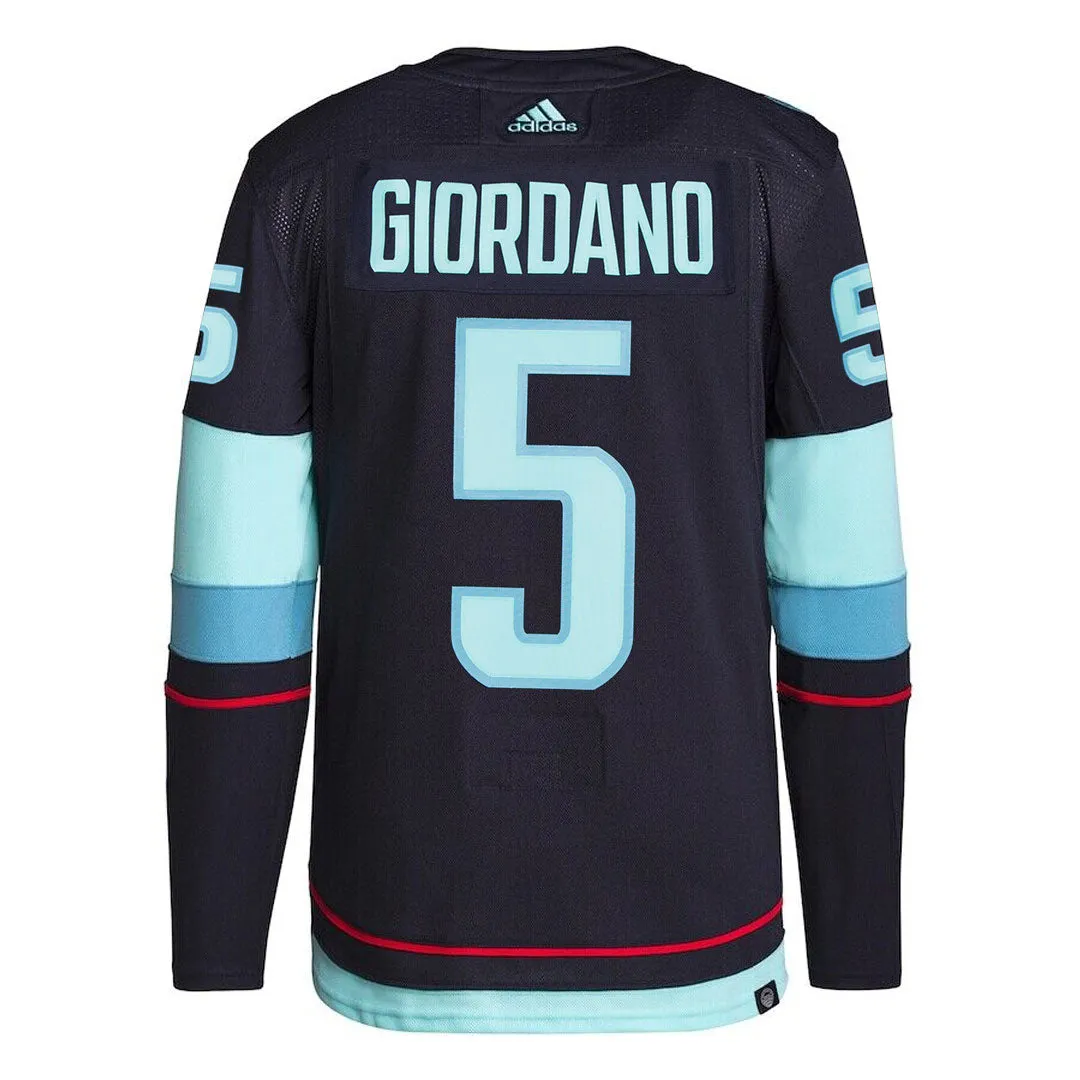 adidas - Men's Seattle Kraken Mark Giordano Authentic Home Jersey (H60163)