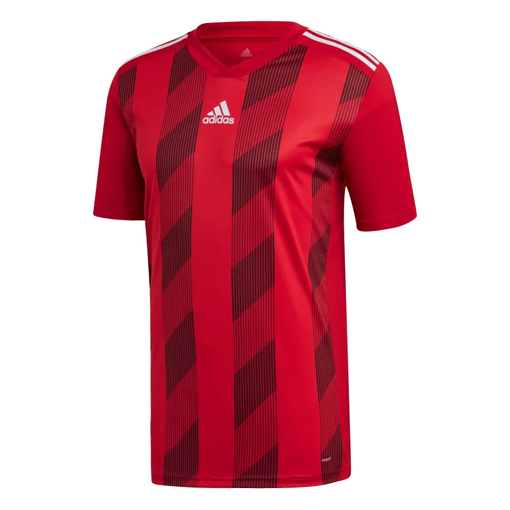 Adidas Youth Striped 19 Jersey (Red/White)