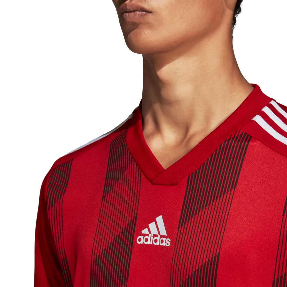 Adidas Youth Striped 19 Jersey (Red/White)