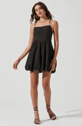 Anette Bubble Hem Mini Dress