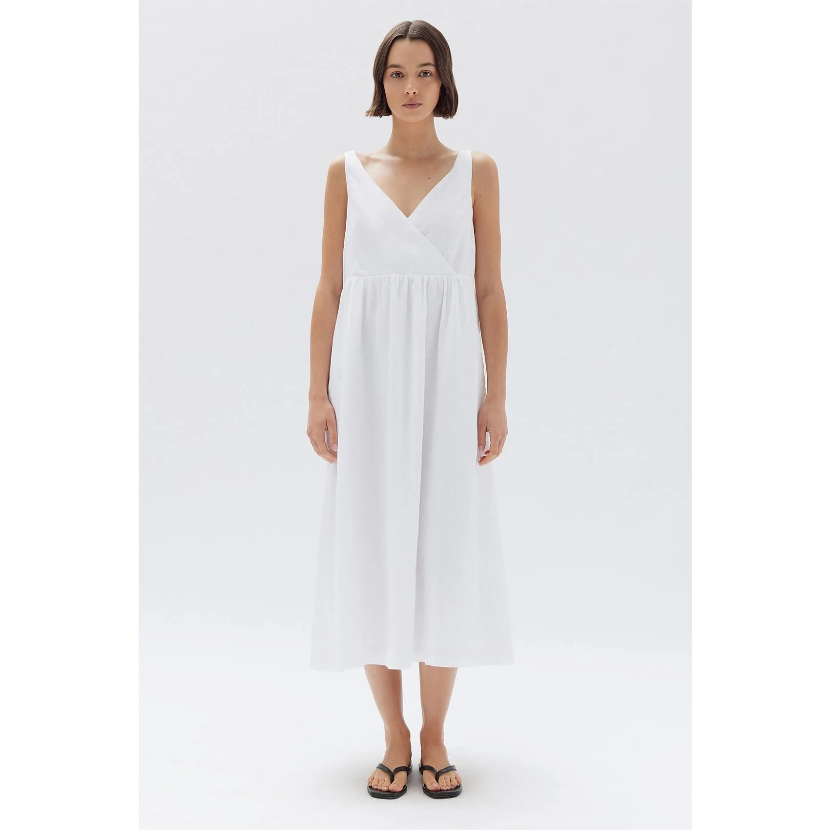 Assembly Label Anouk Linen Dress - White