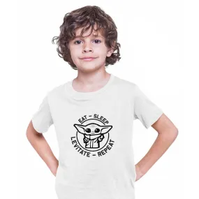 Baby Yoda Novelty Funny Gift T-Shirt Star Wars Mandalorian T-shirt for Kids