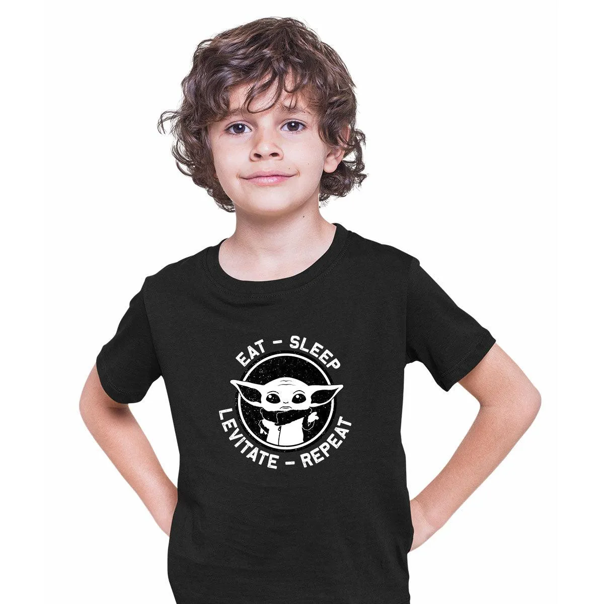 Baby Yoda Novelty Funny Gift T-Shirt Star Wars Mandalorian T-shirt for Kids