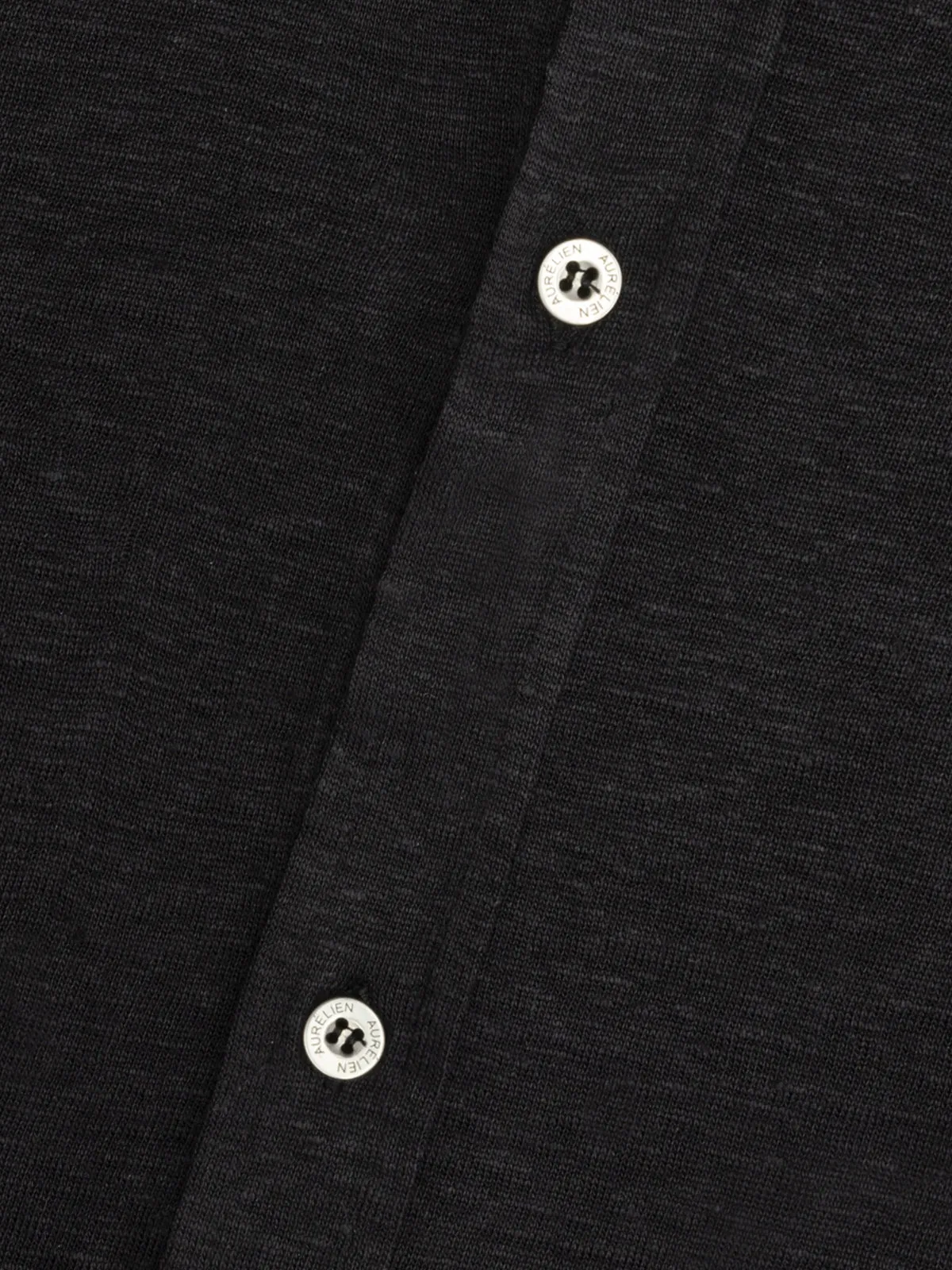 Black Linen Bayside Shirt