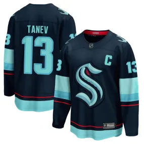 Brandon Tanev Seattle Kraken Fanatics Branded Home Breakaway Jersey - Navy