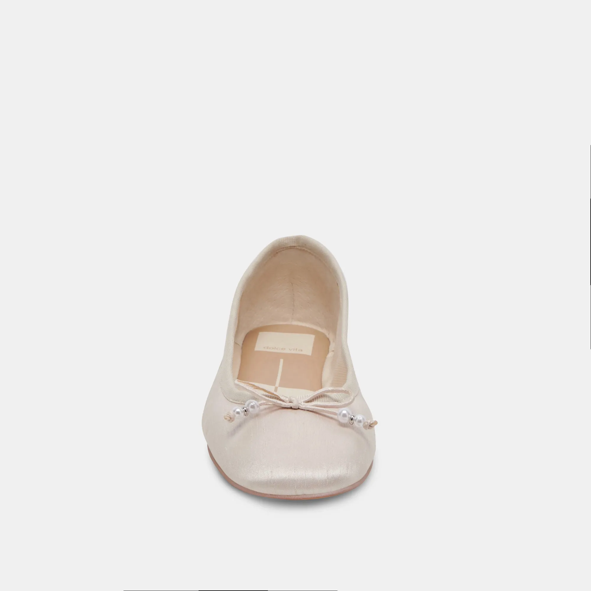 CACY PEARL BALLET FLATS VANILLA PEARLS