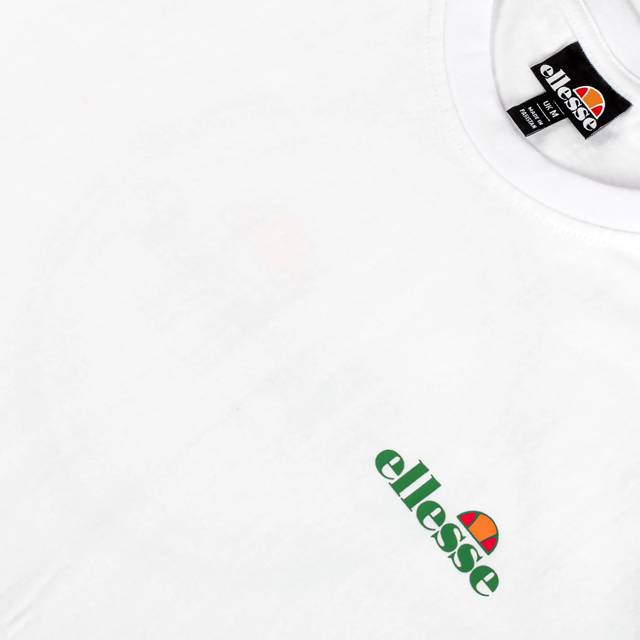 Ellesse Liammo Graphic T-Shirt White/Green