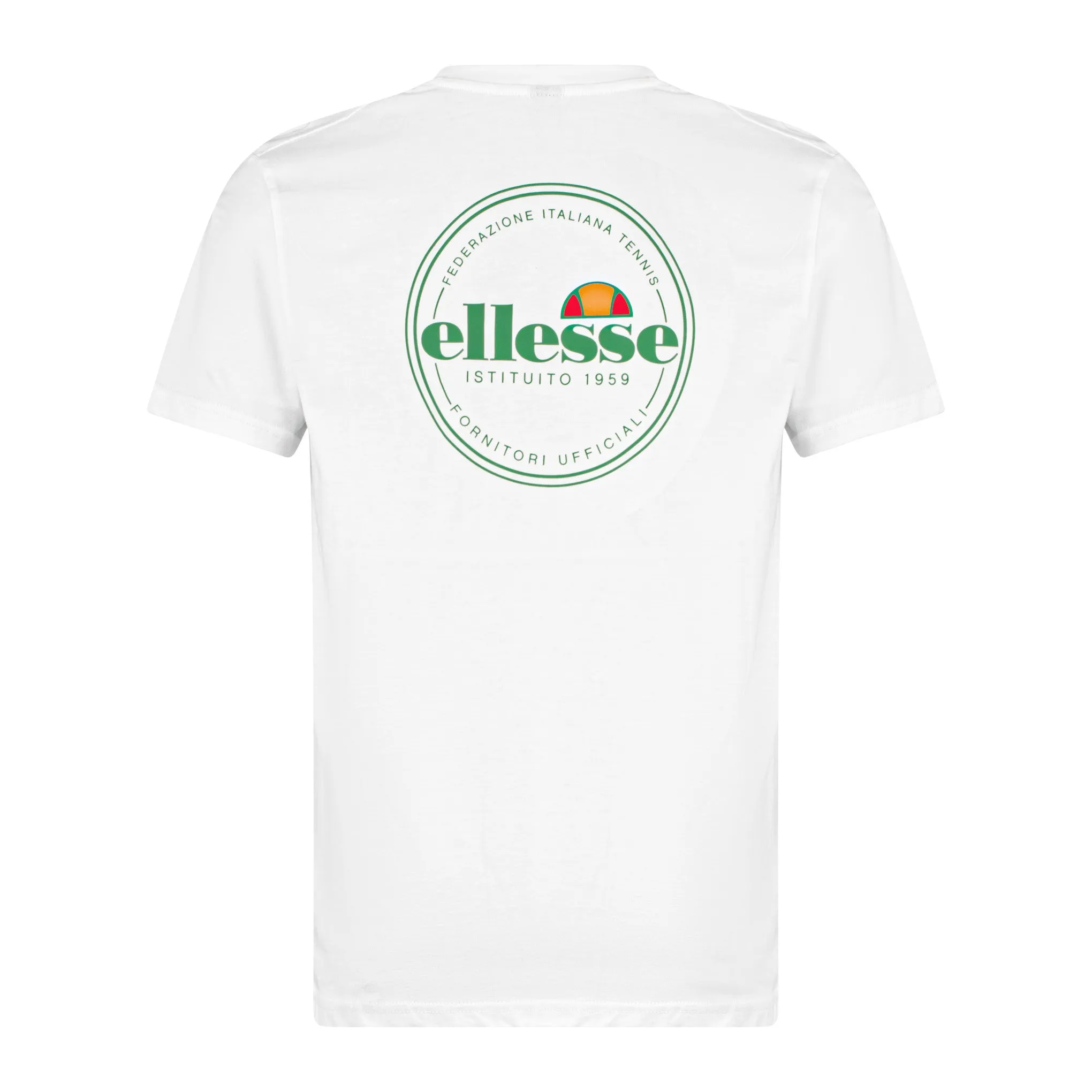 Ellesse Liammo Graphic T-Shirt White/Green