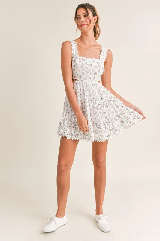 Floral Babydoll Mini Dress