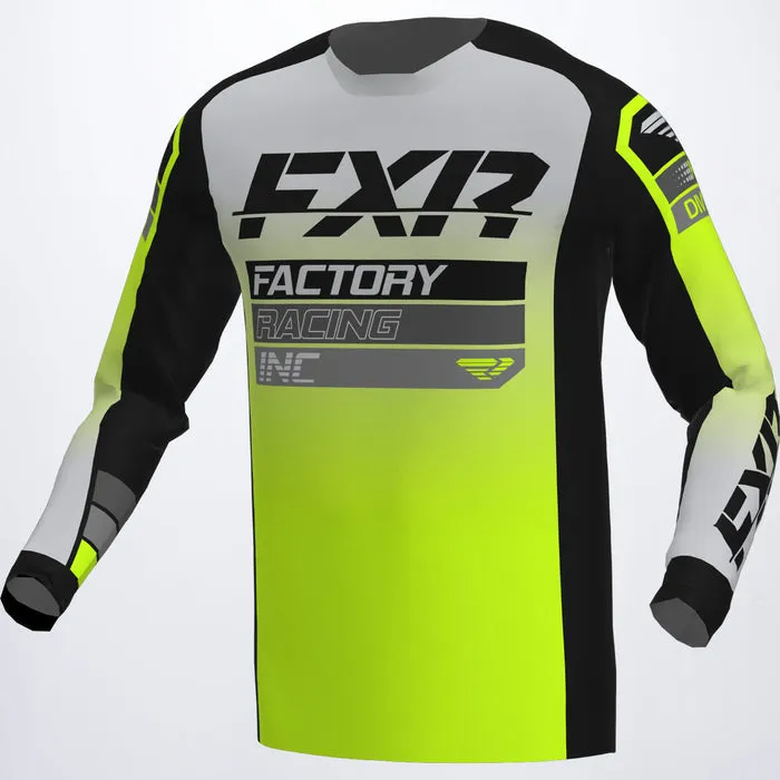 FXR Clutch MX Jersey Black/Grey/Hi-Vis