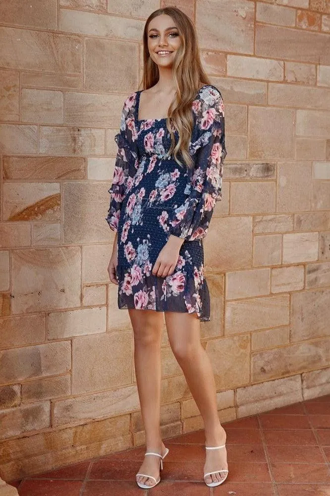 Gail Dress - Navy Floral (Final Sale)