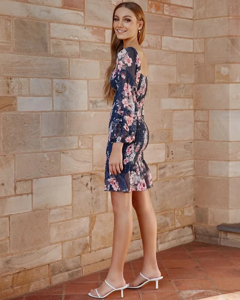 Gail Dress - Navy Floral (Final Sale)