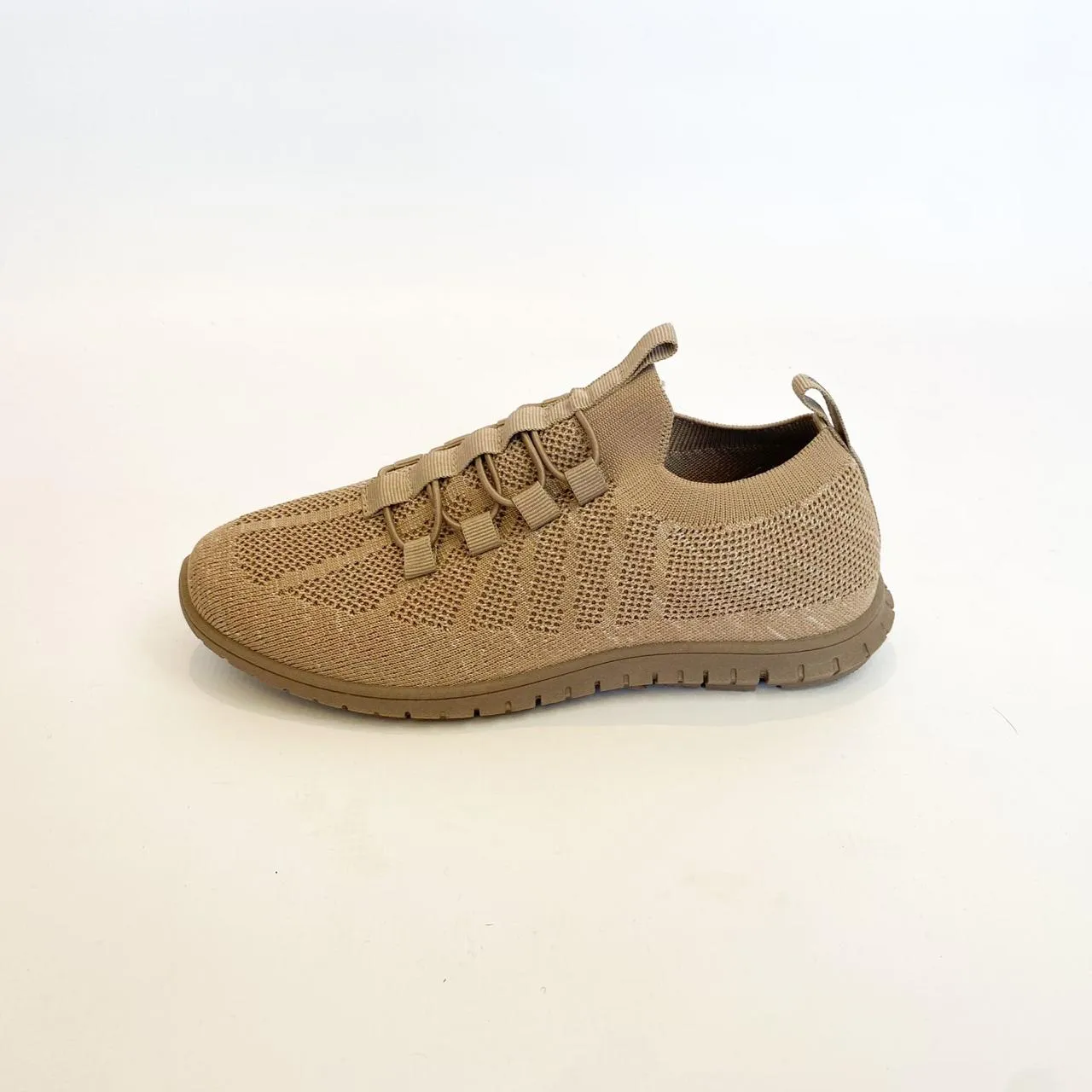 Hush Puppies taupe nansia slip on sneaker