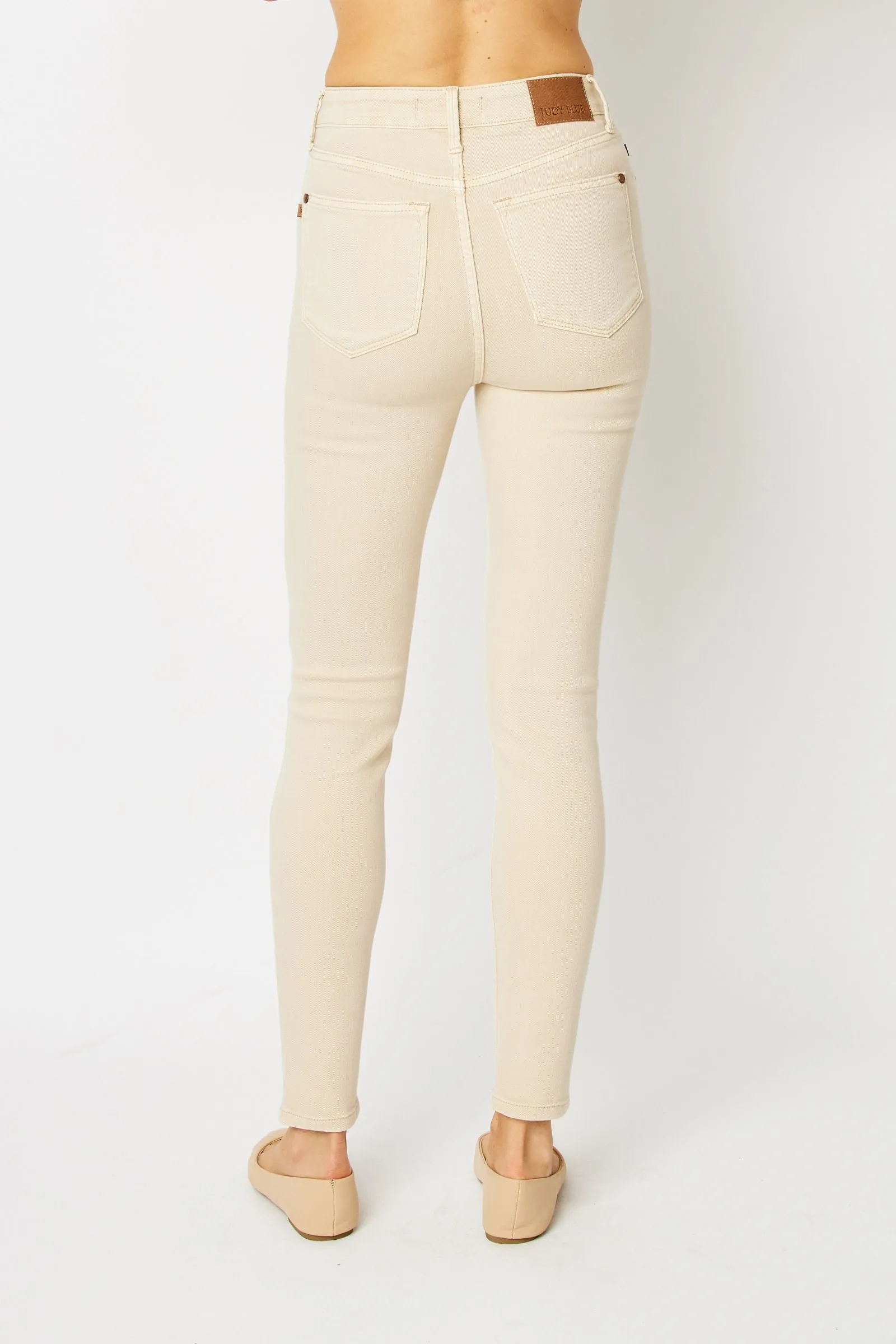 Judy Blue High Waist Jeans- Bone