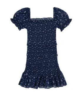 Katie J NYC Girls Evening Blue Floral Laila Dress