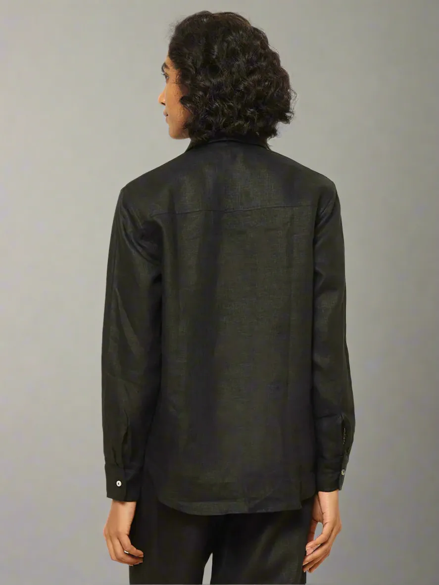 Linen Shirt Black