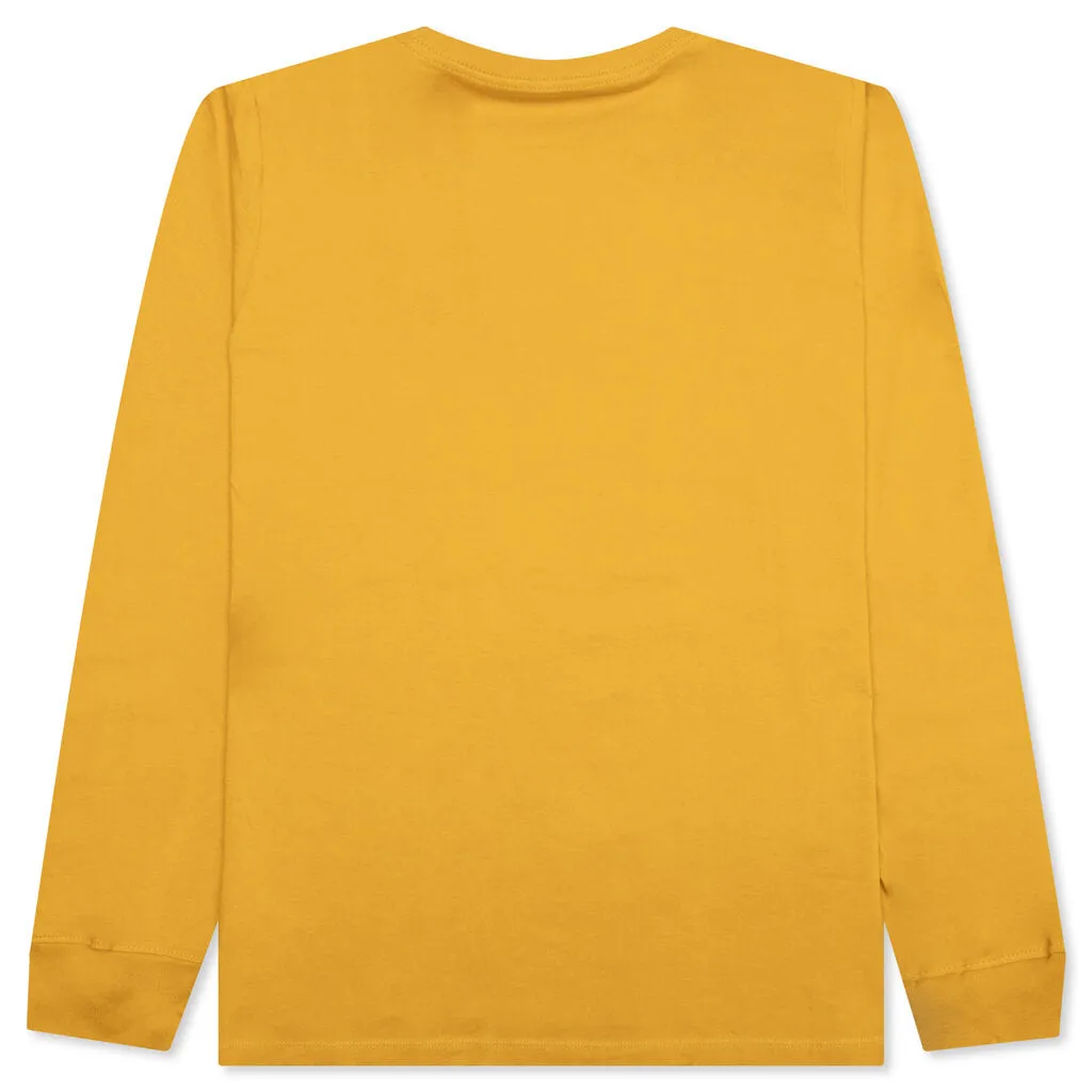 L/S Half Dome - Arrowwood Yellow/TNF White