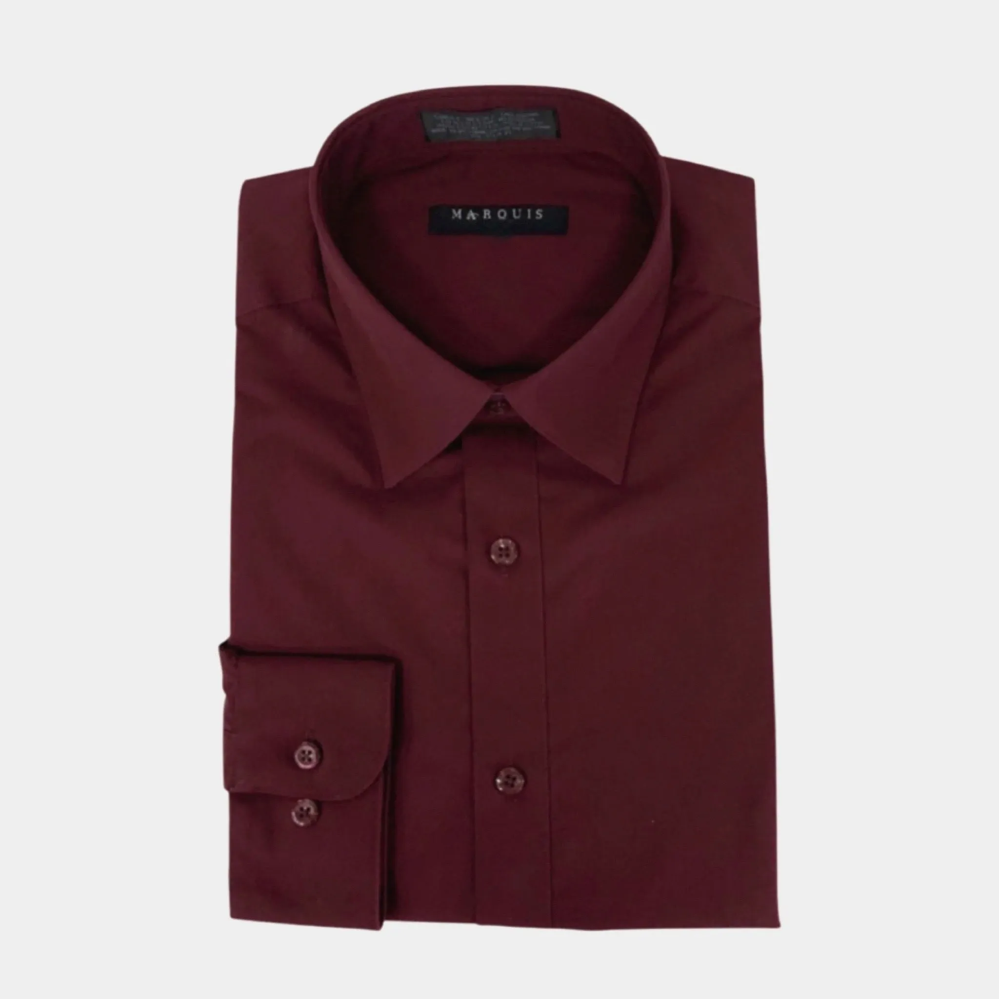 Marquis Burgundy CLASSIC FIT dress Shirt