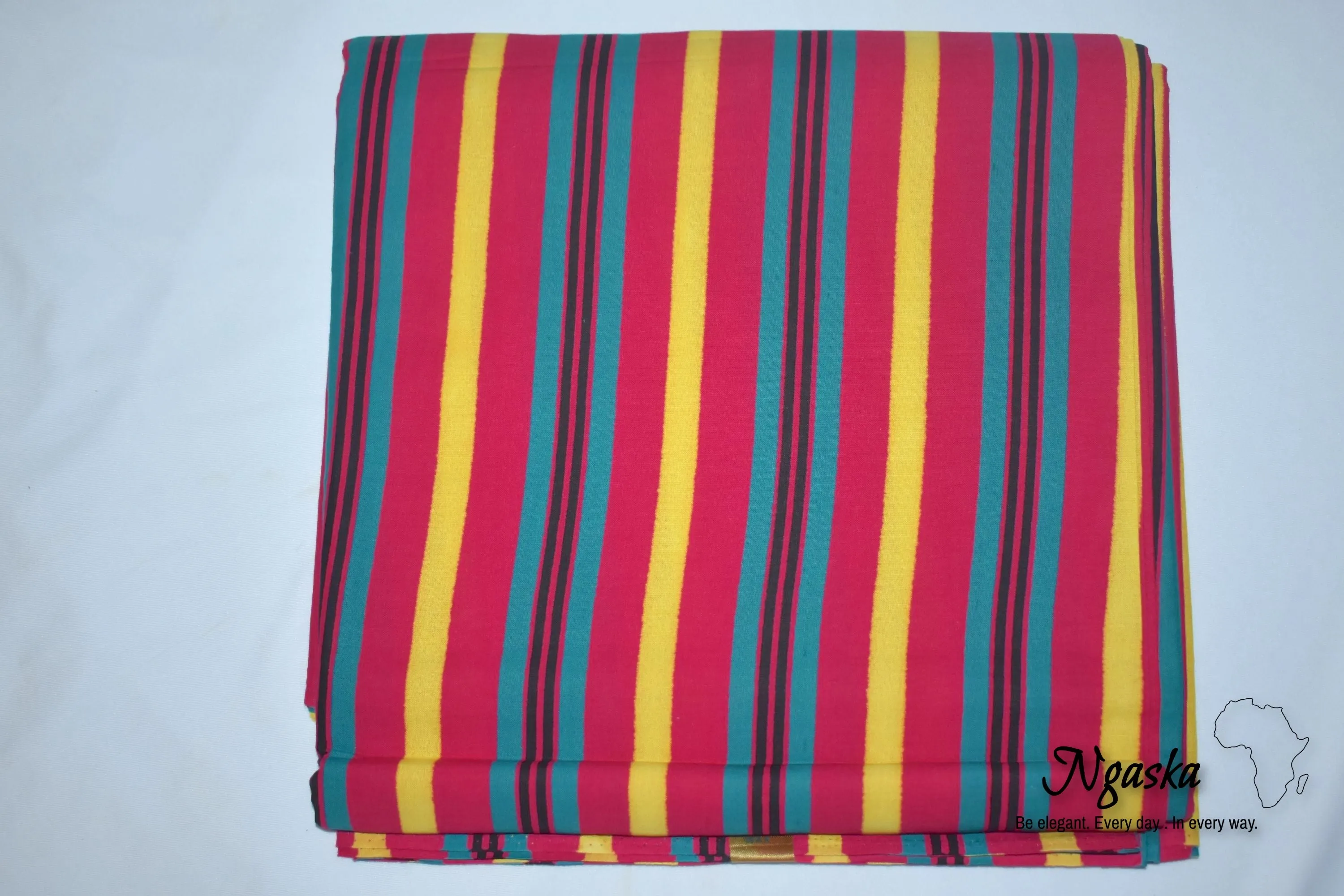 Ngaska Ankara Colorful Stripes - CA 34