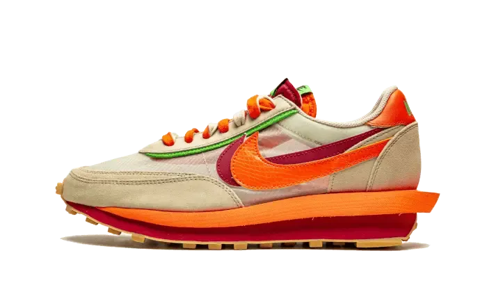 Nike LD Waffle Sacai Clot Net Orange Blaze