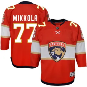 Niko Mikkola Florida Panthers Youth Home Premier Jersey - Red