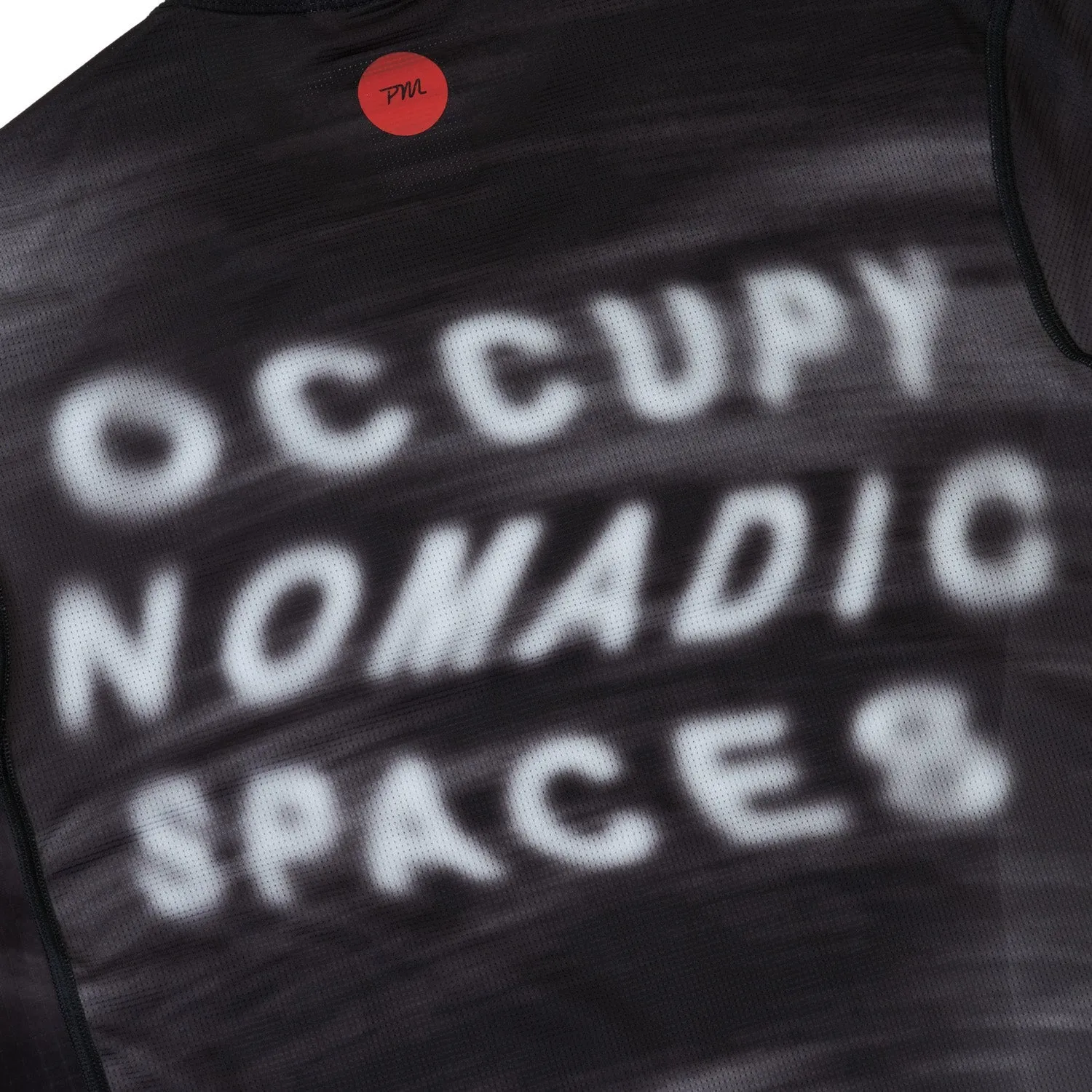 Nomadic Tech Long Sleeve T Shirt - Black Blur