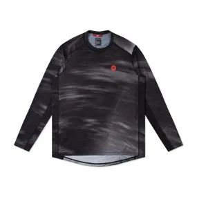 Nomadic Tech Long Sleeve T Shirt - Black Blur