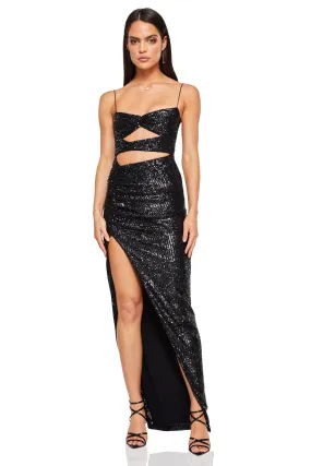 Nookie Sublime Cutout Maxi - Black