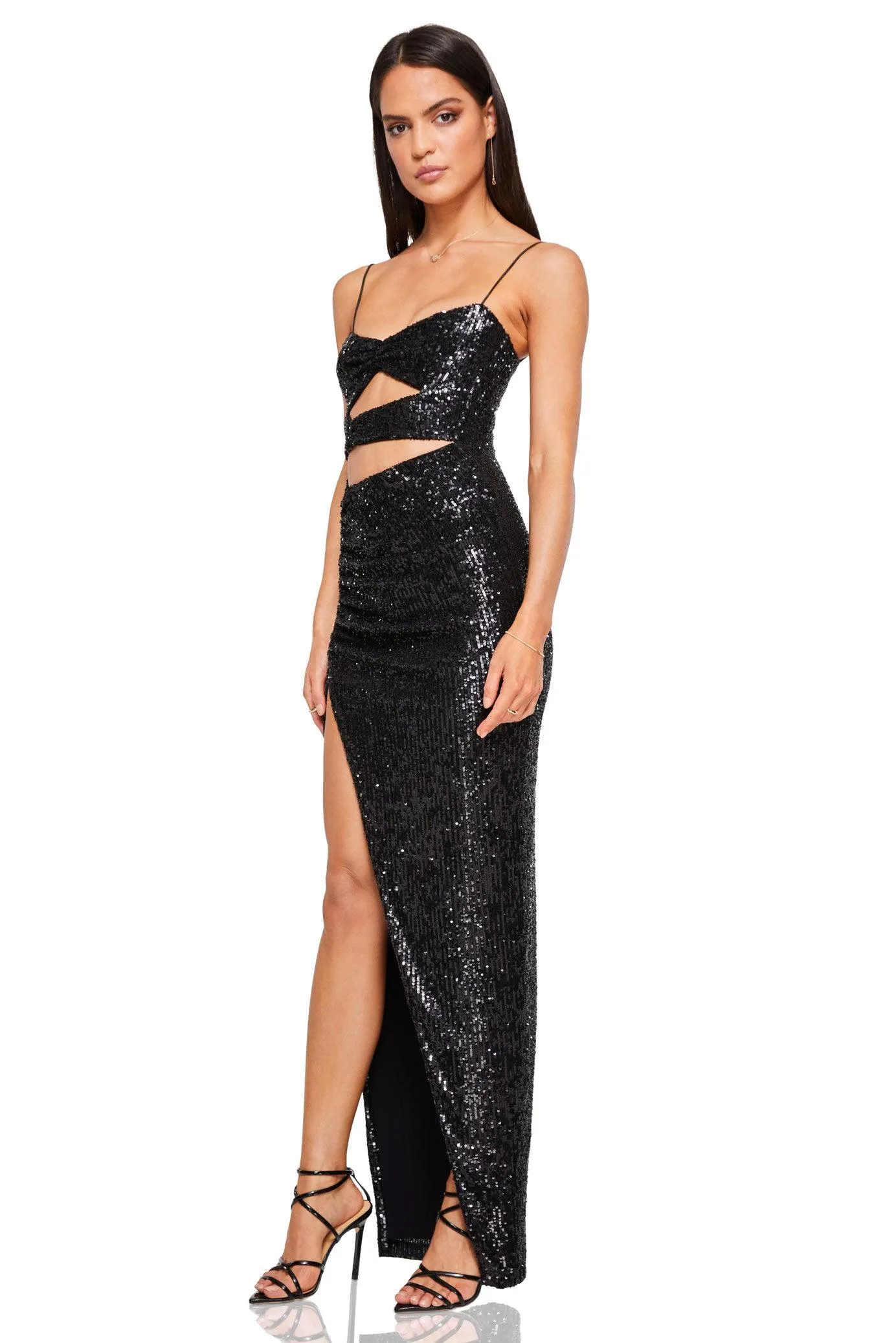 Nookie Sublime Cutout Maxi - Black