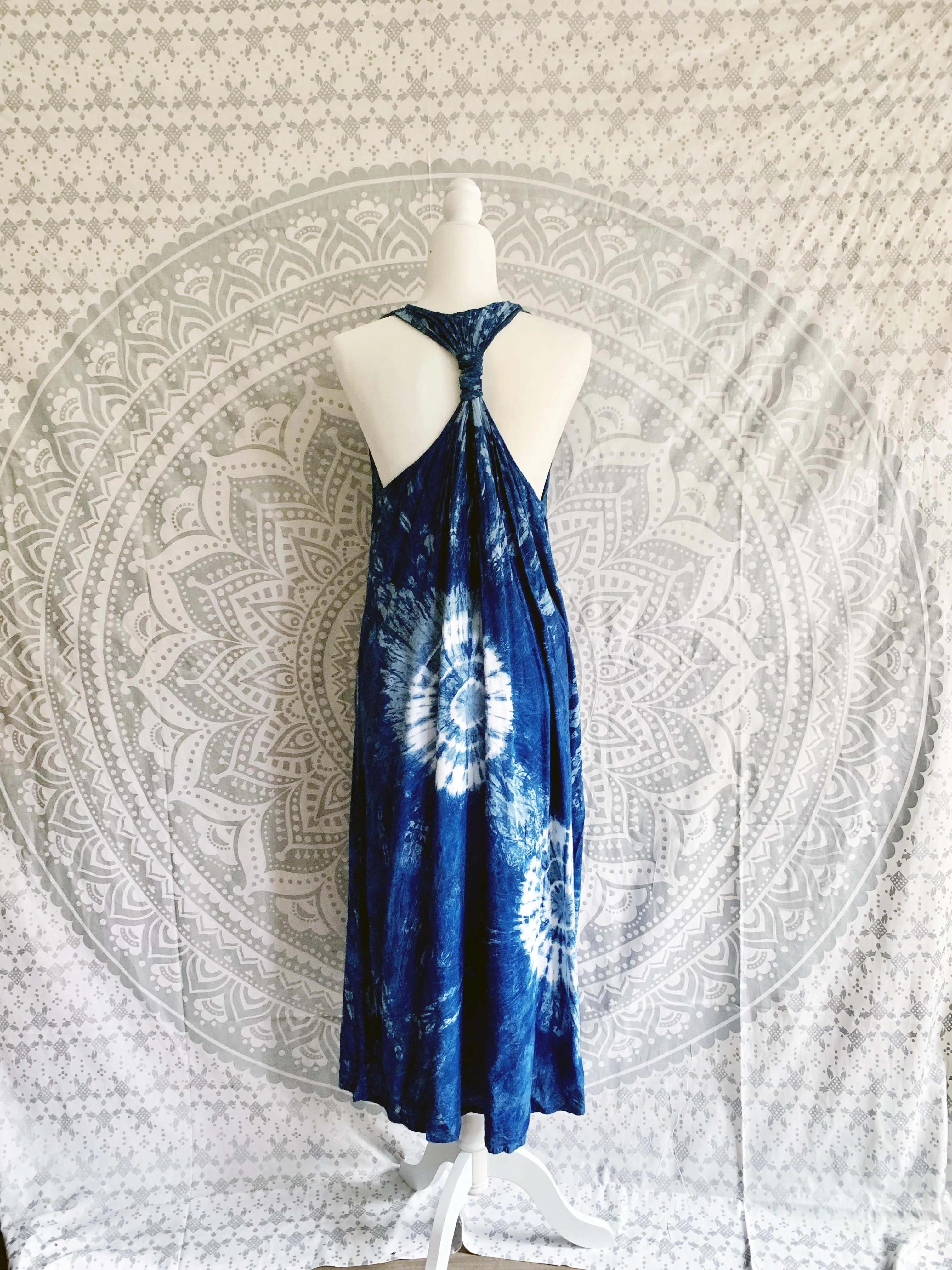 Racerback Tie Dye Rayon Dress