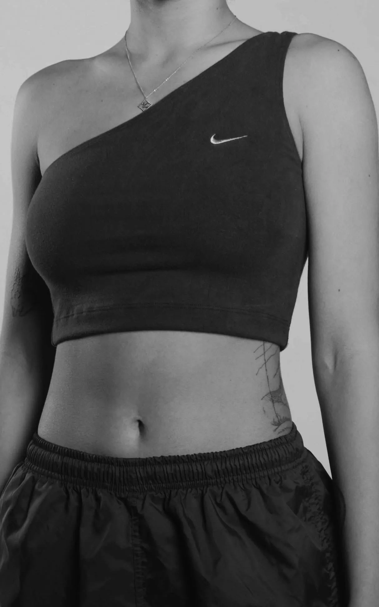 Rework Nike One Shoulder Tank - S