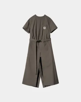 sacai x Carhartt WIP Suiting Bonding Dress | Taupe