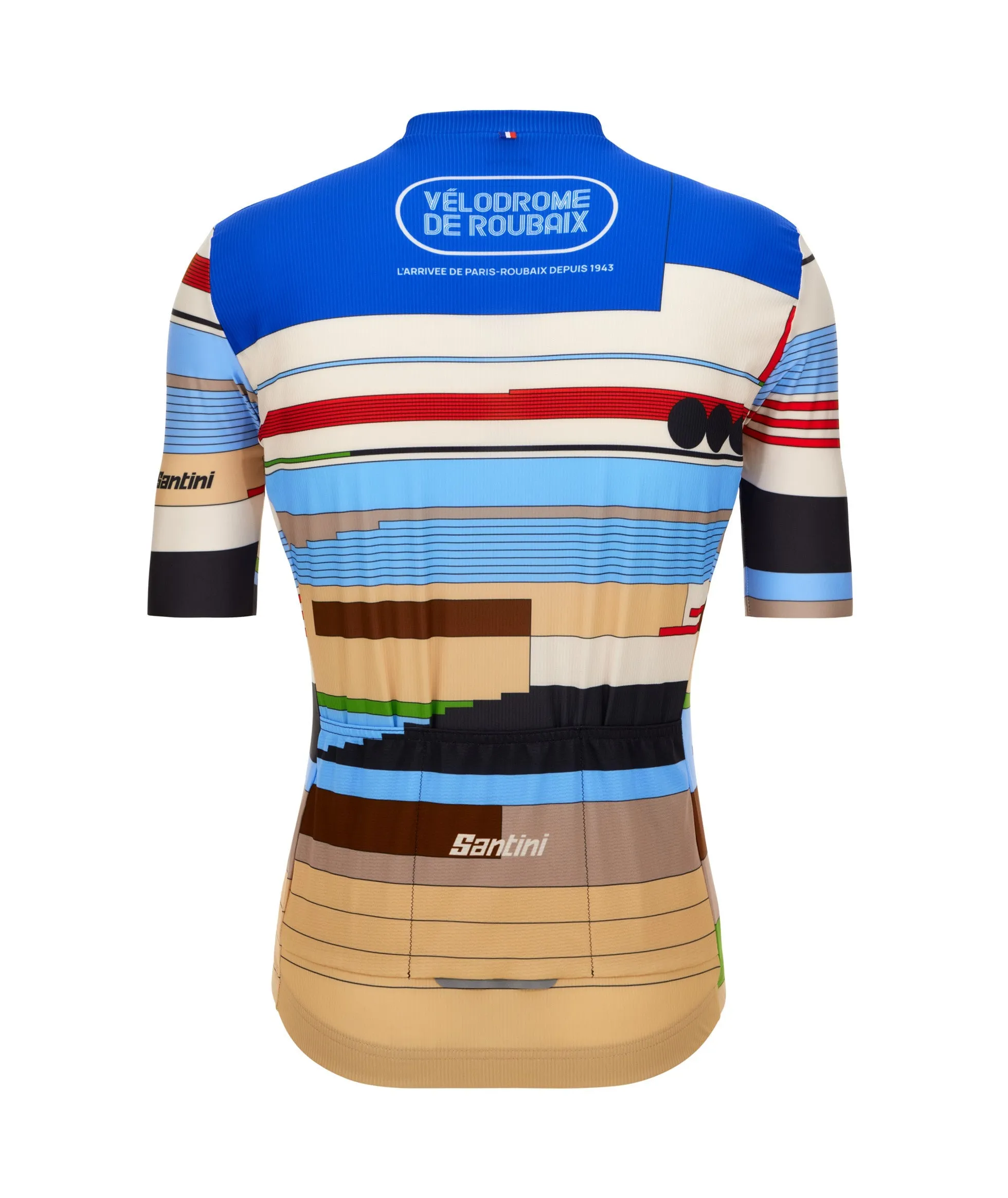 Santini Paris Roubaix Jersey - Print