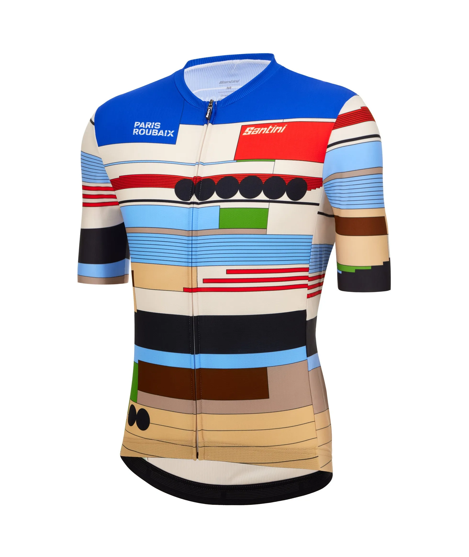 Santini Paris Roubaix Jersey - Print