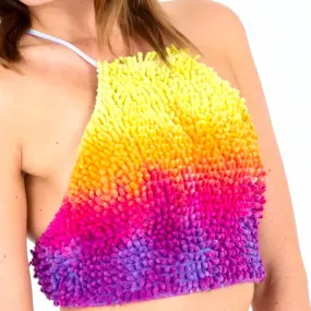 SHAG Halter Top- Sunset Ombré