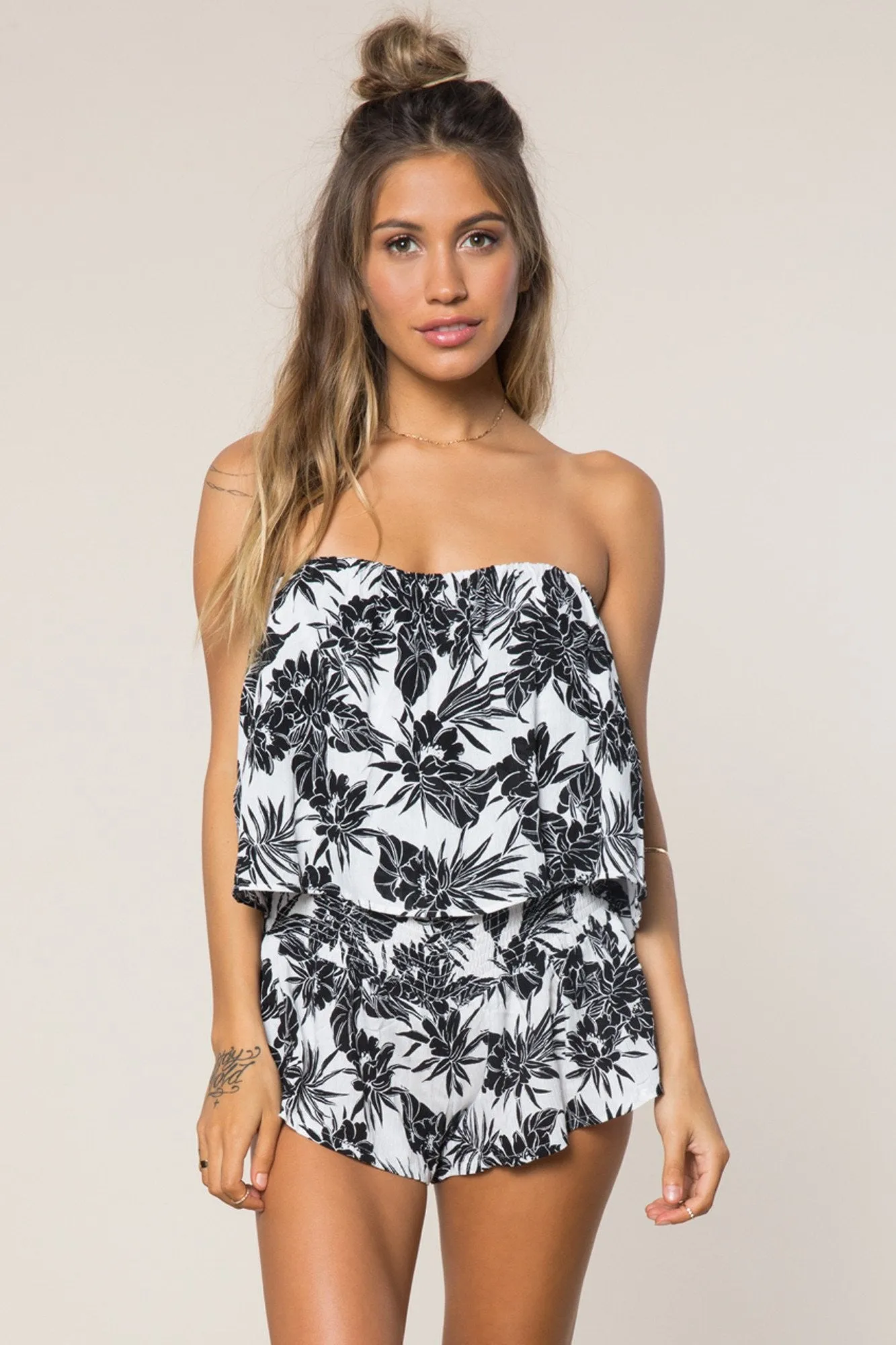 Spiritual Gangster Island Lotus Ruffle Romper