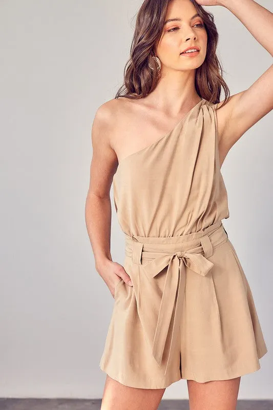 STELLA ONE SHOULDER ROMPER [ONLINE EXCLUSIVE]