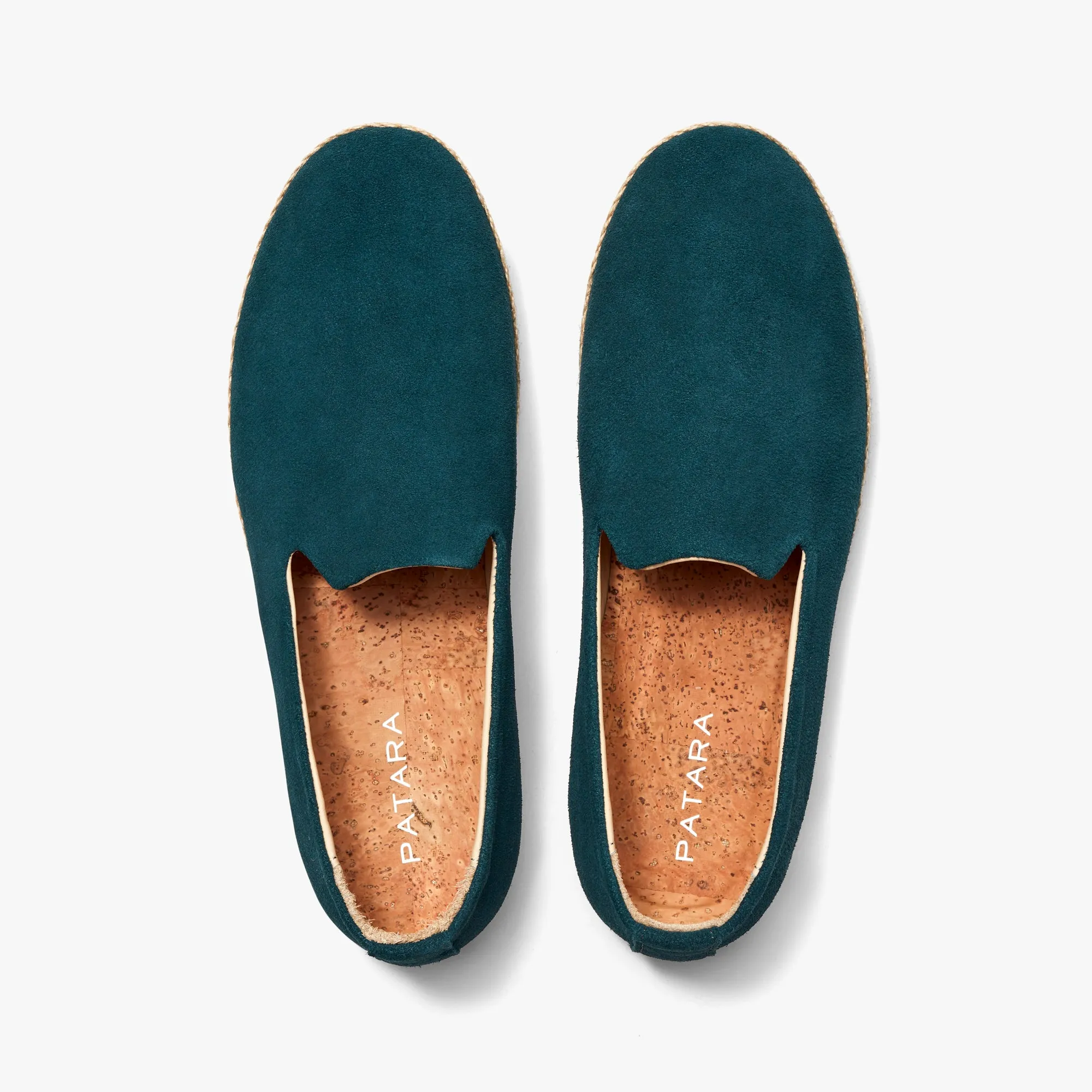 Teal Smoking Slipper