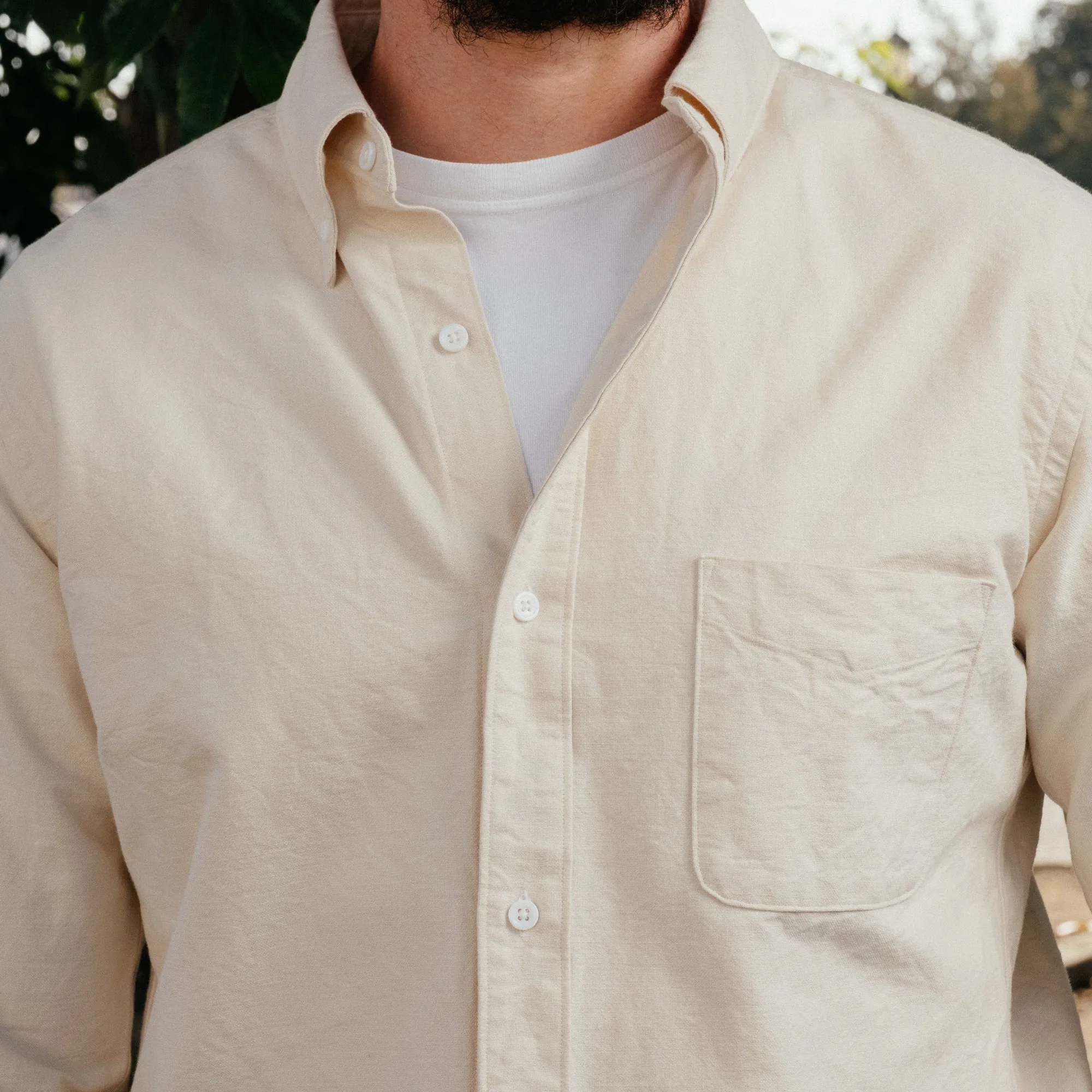 UES BD Oxford Shirt Off White