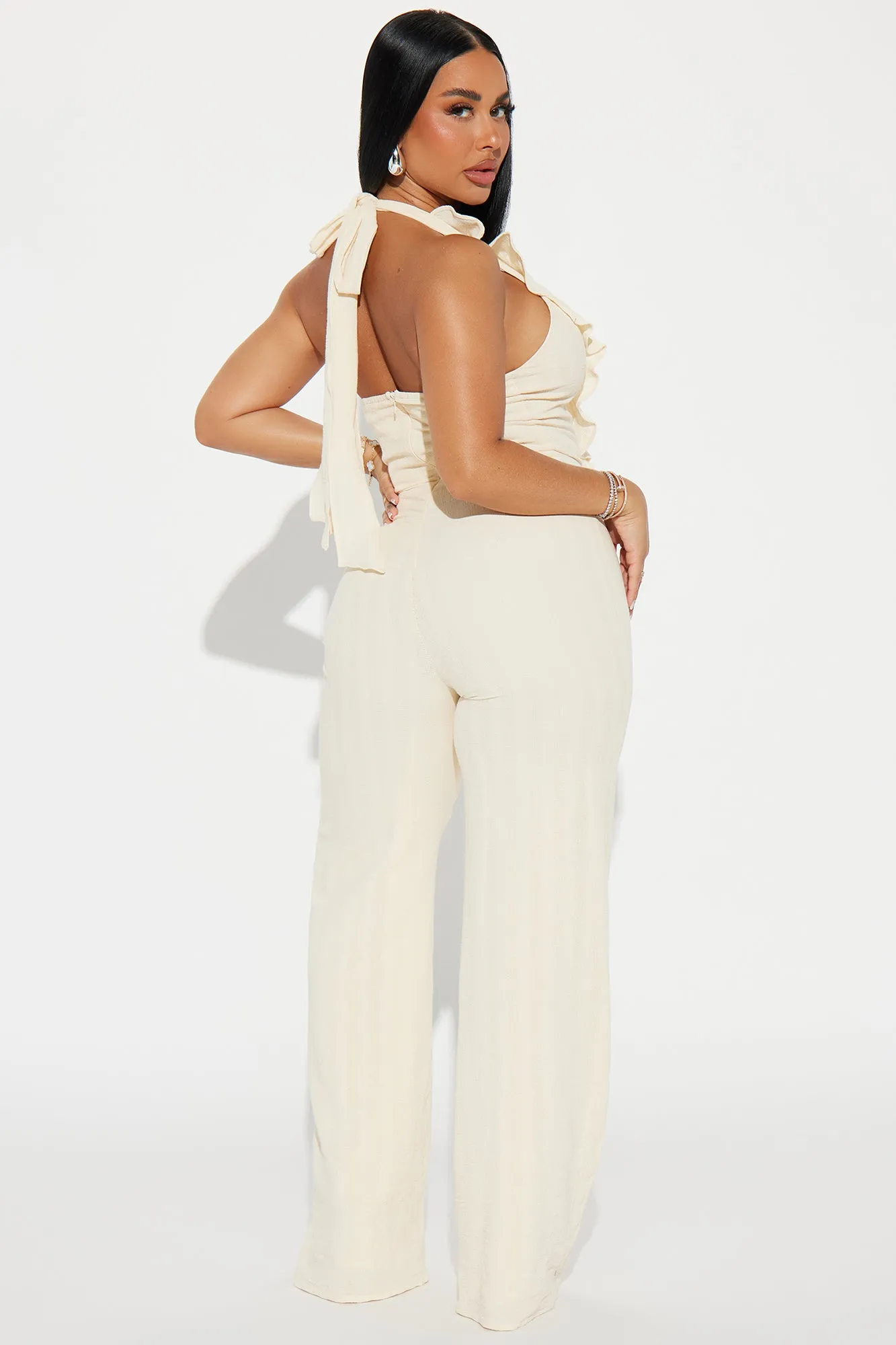 Wind In My Hair Jumpsuit - Cream