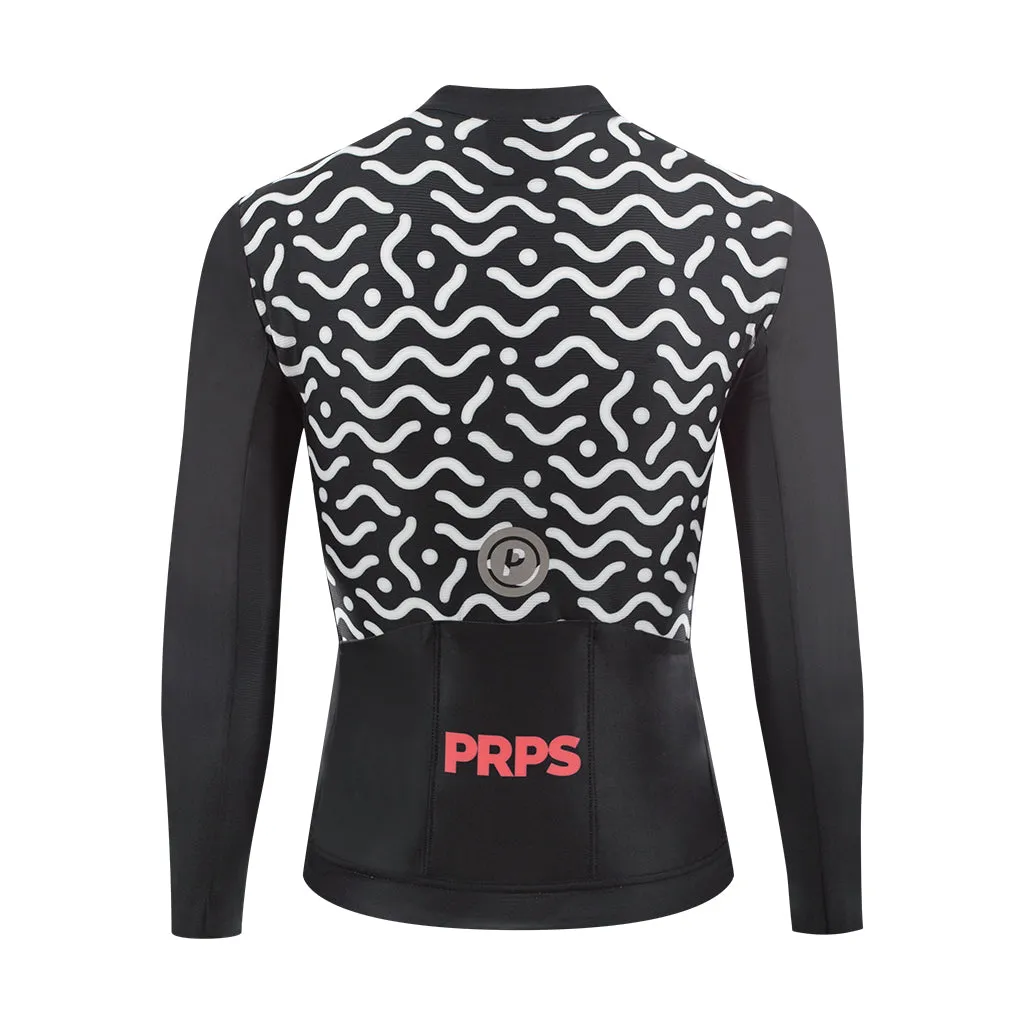 Women Pro Cycling Jersey v3 Long Sleeve (Black)